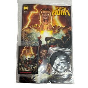 McFarlane DC Black Adam Page Punchers Comic Book Sealed W/ Collectable Cared